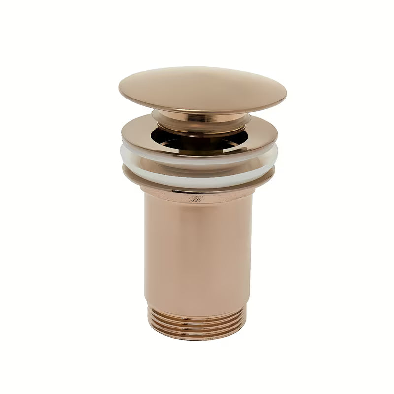 Alca Individual sifonska garnitura za umivaonik odtok Click/Clack 5/4" s preljevom u mat ružičasto-zlatnoj izvedbi