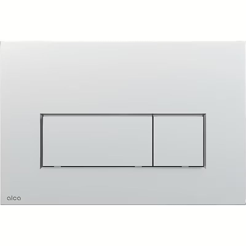Aktivirna tipka Alca Chrome-matt u obradi krom-mat pro za instalacijske sustave i vodokotliće pro za ugradnju u zid