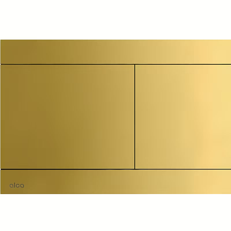 Aktivirna tipka Alca Fun u mesing izvedbi s obradom Anti-fingerprint pro za instalacijske sustave Alcaplast.