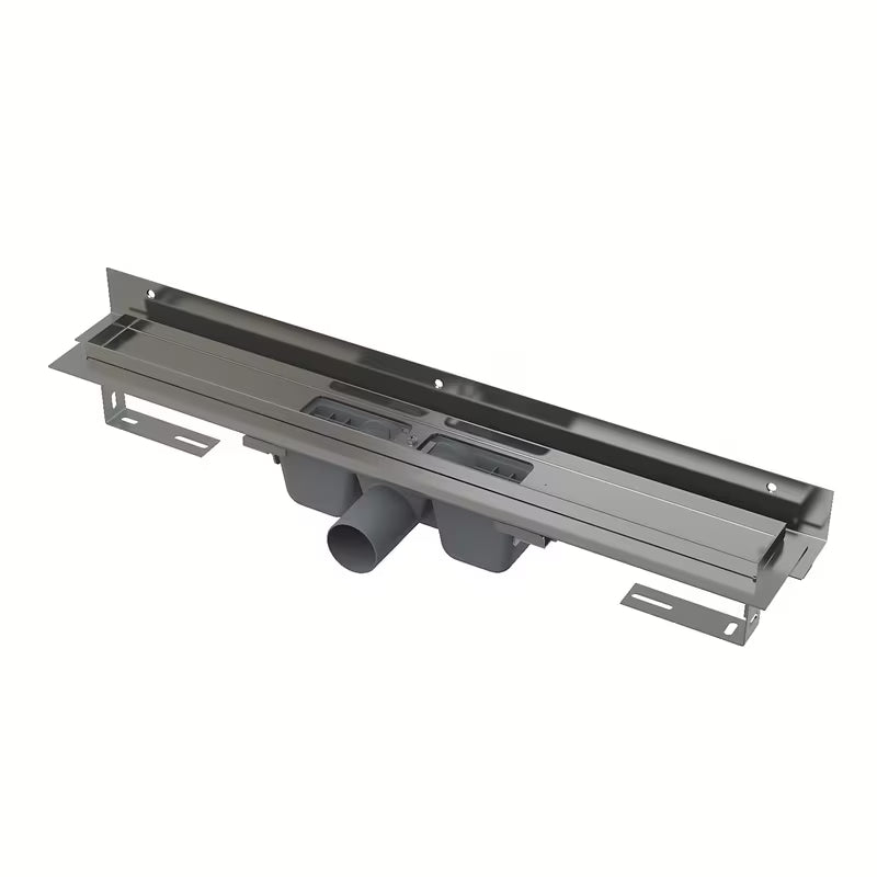 Inox kanaleta za tuš Alca APZ4 pro za ugradnju do stene u tuši u razini poda