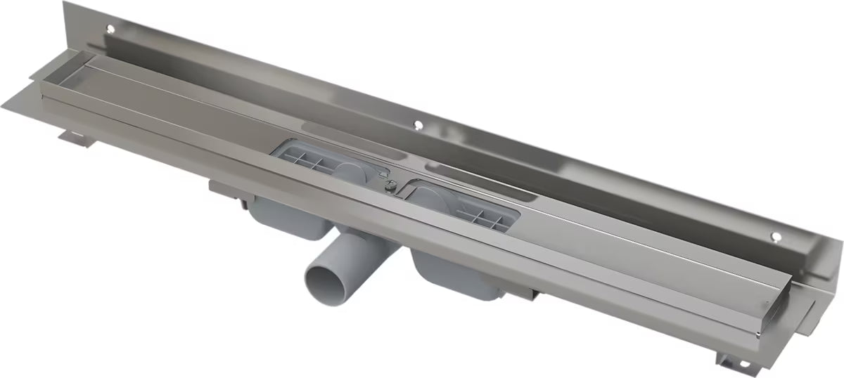 Inox kanaleta za tuš Alca APZ104 pro ugradnja do stene u tuši u razini poda