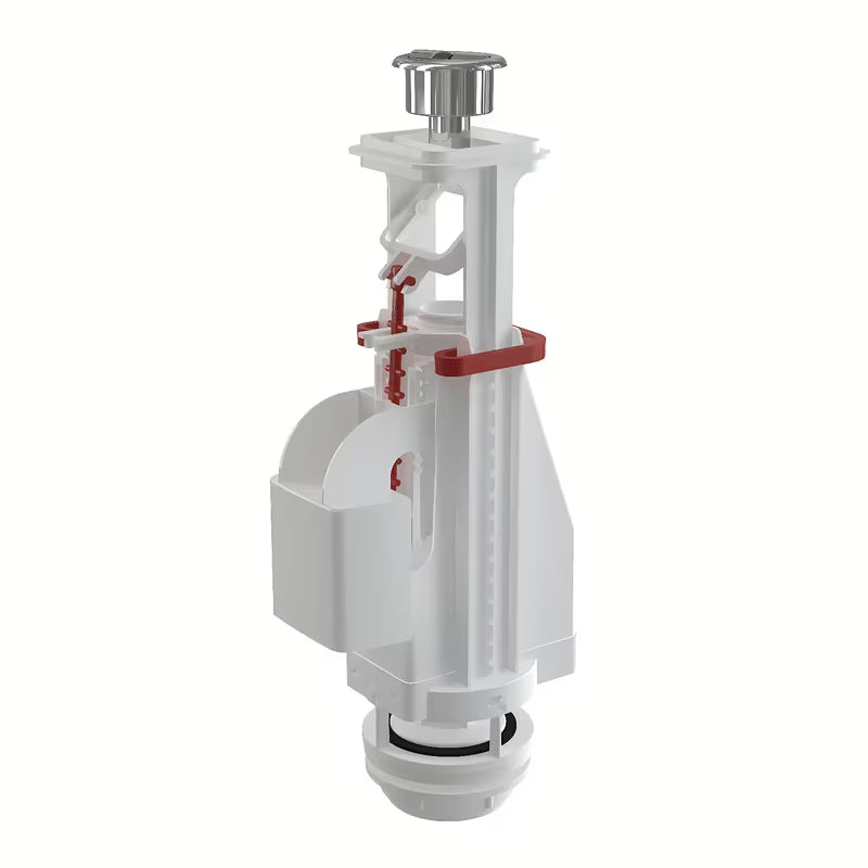 Odtočni ventil Alca u krom izvedbi pro za keramičke vodokotliće s DualFlush upravljanjem