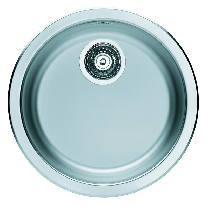 Alveus Form 10 okrogel nehrđajući kuhinjski enojno korito bez ocjeđivača pro montaža za delovni pult