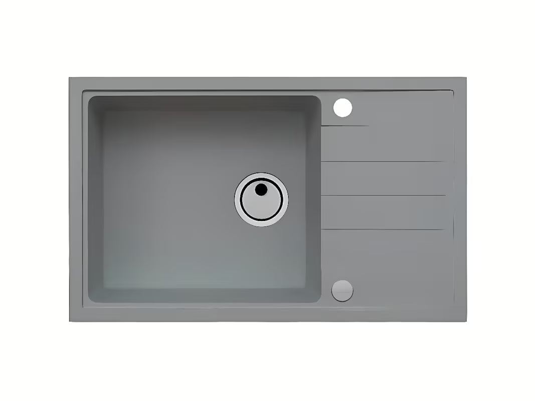 Granitno pomivalno korito Alveus Intermezzo 130 z odcejalnikom v barvi beton