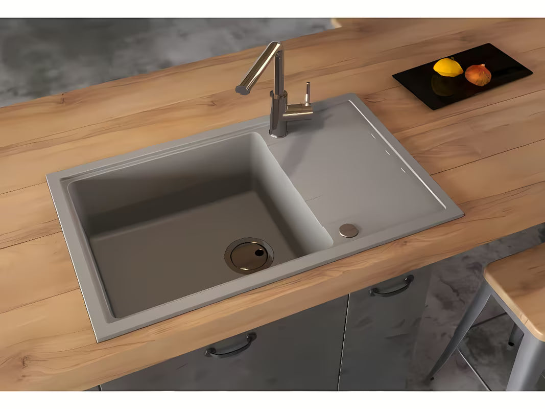 Granitni pomivalno korito Alveus Intermezzo 130 s ocjedom u boji betona