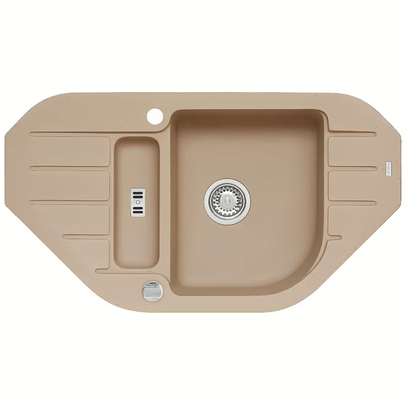 Bežični granitni pomivalno korito Alveus 900 x 500 mm s kadjo pro gornja montaža