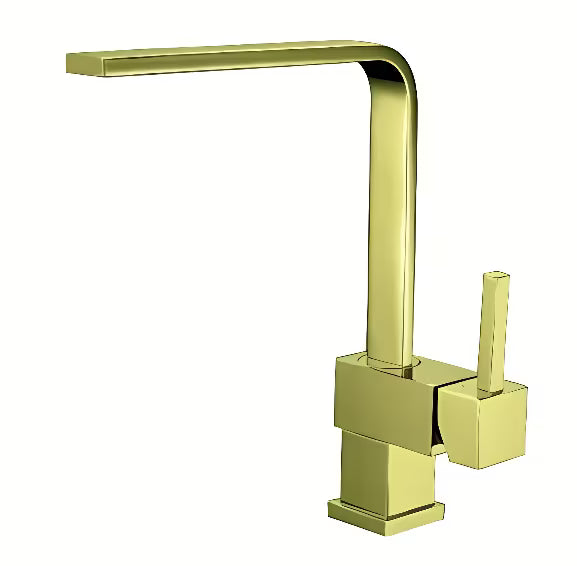 Alveus Laguna-Monarch enoročna stoječa armatura za pomivalno korito u gold izvedbi z vrtljivim izlivom