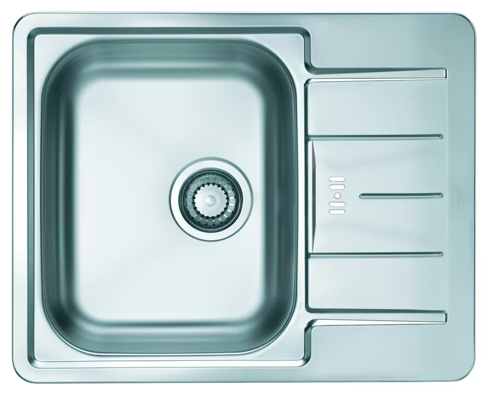 Alveus Line 60 vgradni nehrđajući pomivalno korito z odcejalnikom u dekor izvedbi