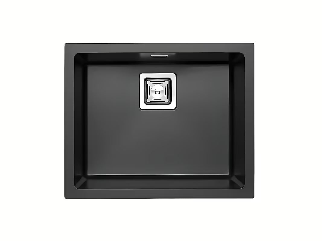 Granitni pomivalno korito Alveus Quadrix 50 u boji twilight pro montaža za delovni pult.