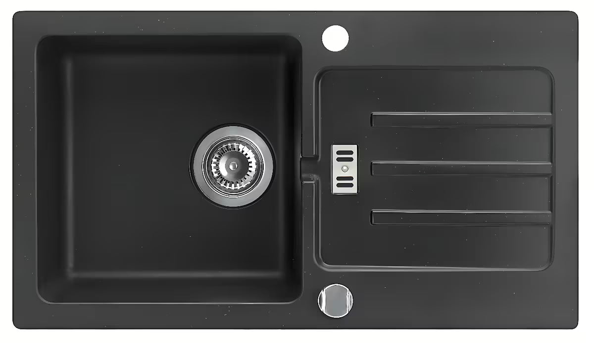 Alveus Victoria 30 granitni pomivalno korito z odcejalnikom u antracit boji