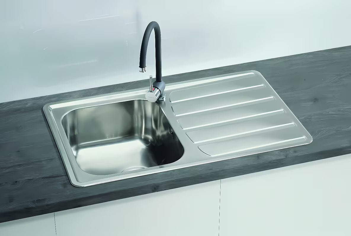 Inox vgradni pomivalno korito Alveus Zoom 20 z odcejalnikom u izvedbi SAT