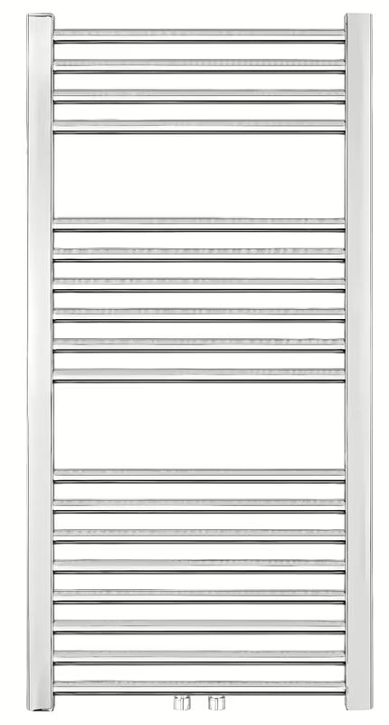 Kromiran kombiniran radiator Anima Marcus 50x100 cm s sredinskim priklopom