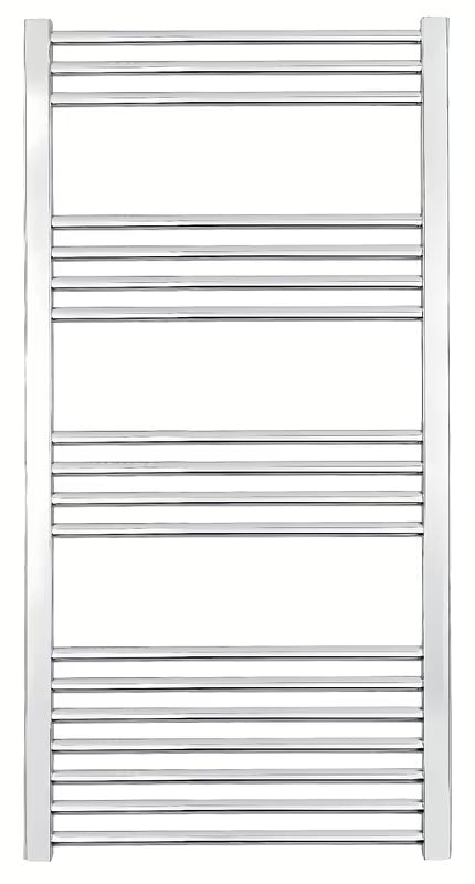 Kromiran kombiniran radiator Anima Marcus 60x120 cm, primeren za toplovodno in električno ogrevanje