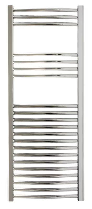 Električni radiator Anima Marcus v krom izvedbi, 45x111,8 cm, z grelno palico in termostatom.