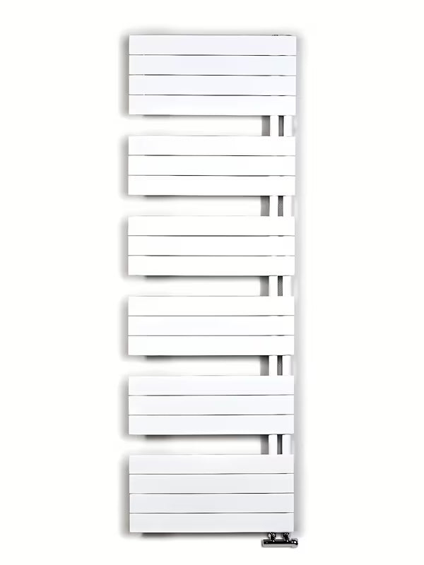 Bel kombiniran kopalniški radiator Anima Oliver 60x179 cm pro ogrevanje prostora in sušenje brisač