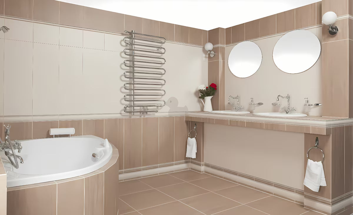 Kromirani radiator Anima Ricordi za centralno ogrevanje dimenzija 60x105 cm