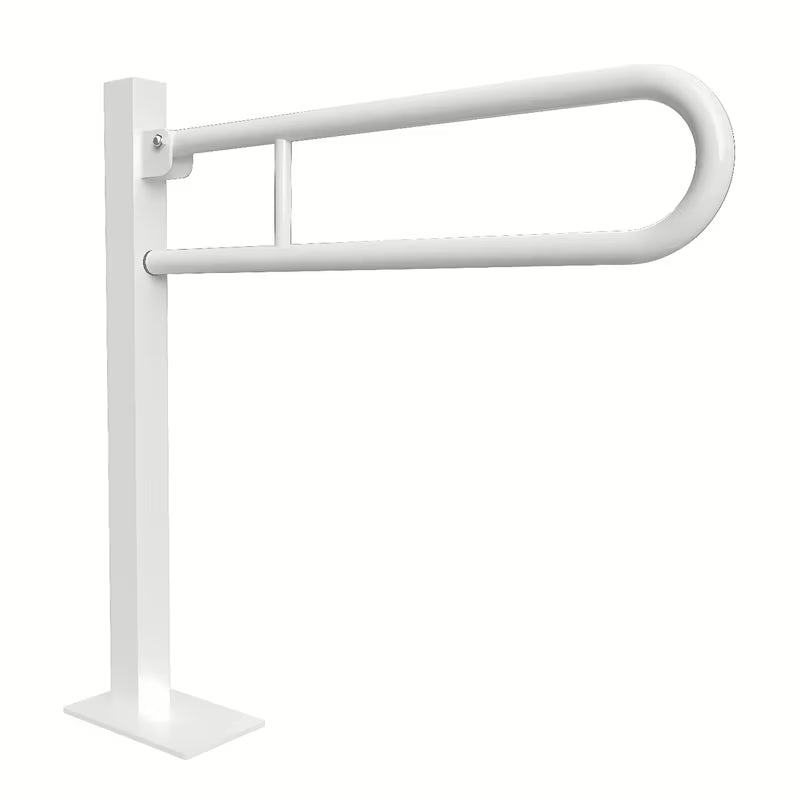 Zložljivo ročaj Bemeta Help u bijeloj boji, montaža bušenjem
