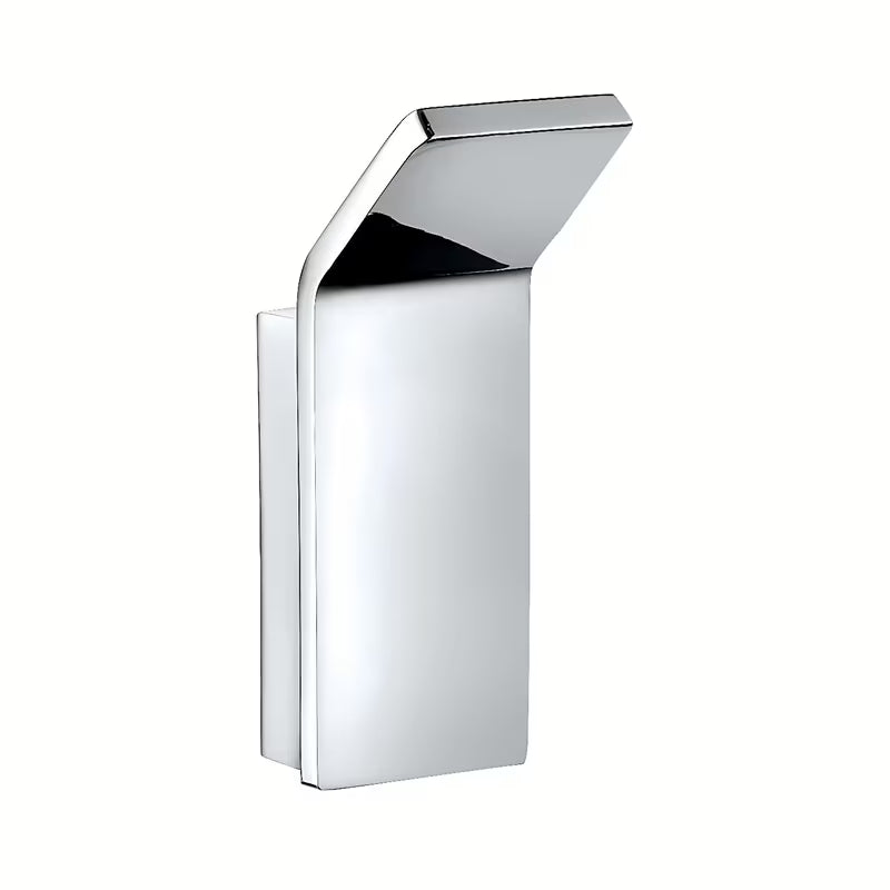 Kromirani četvrtasti kavelj Bemeta Solo pro za vješanje ručnika i ogrtača, za zidnu montažu.