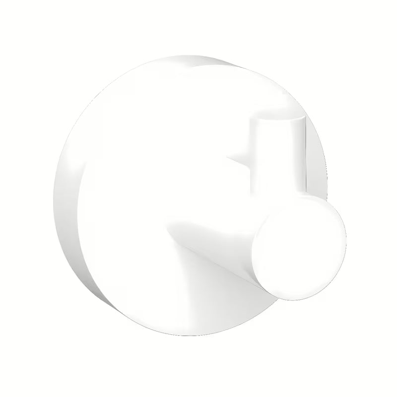 Bel kopalniški kavelj Bemeta White, primeren pro, montaža lepljenje ali vrtanje.