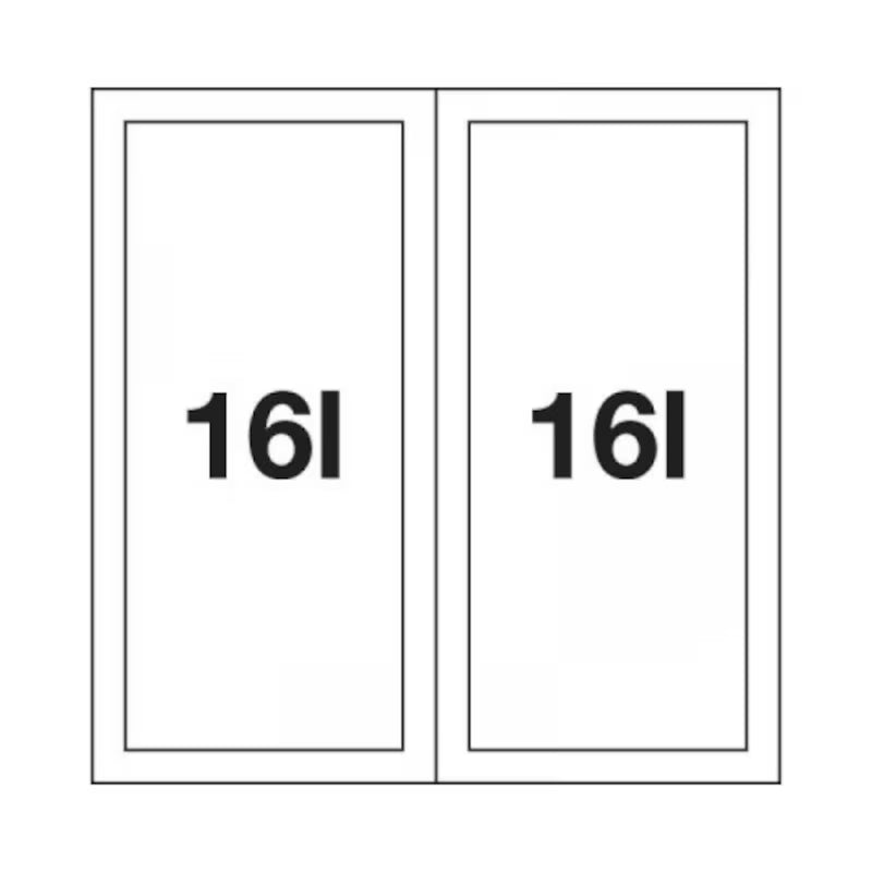 Koš za Smeti sortirnik Blanco Flexon II s sodobnim dizajnom pro za kuhinjsko omarico od 45 cm.