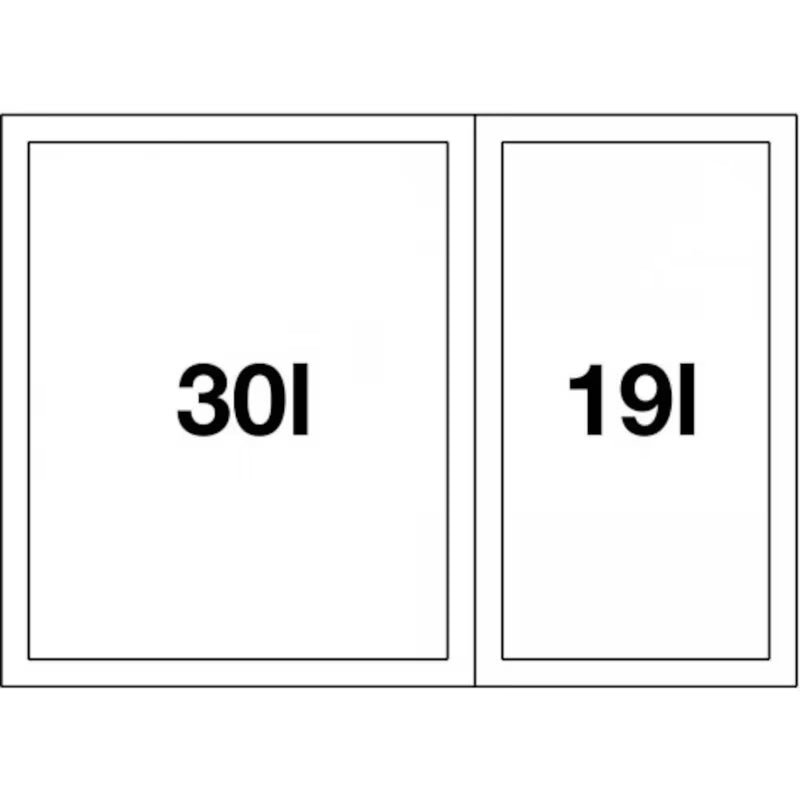 Koš za Smeti sorter Blanco Flexon II s sodobnim in funkcionalnim dizajnom za kuhinjo
