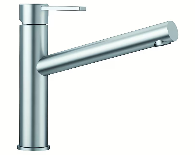 Blanco Ambis enoročna stoječa armatura za pomivalno korito od brušenog nehrđajućeg čelika s mat površinom