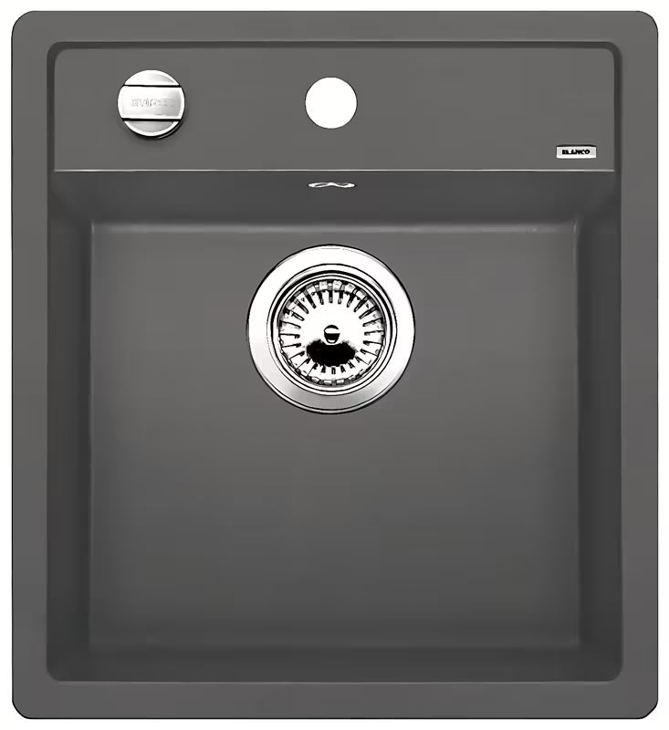 Granitni pomivalno korito Blanco Dalago 45 pro, ugradnja odozgo, u boji siva stijena
