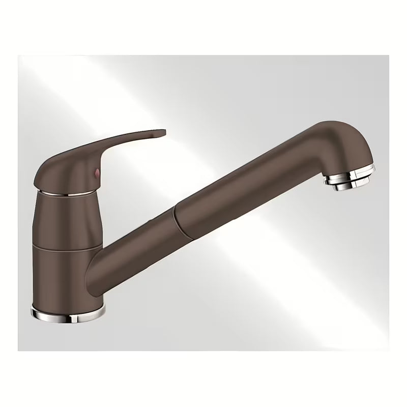 Armatura za Pomivalno Korito Blanco Daras - S u boji kave s izvlačnim tušem i mat površinom Silgranit-look.