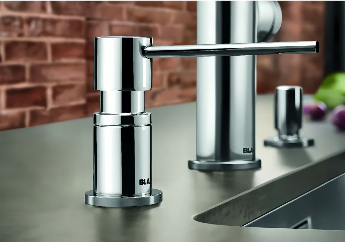 Krom dozator detergenta Blanco Lato pro za ugradnju u otvor od 35 mm