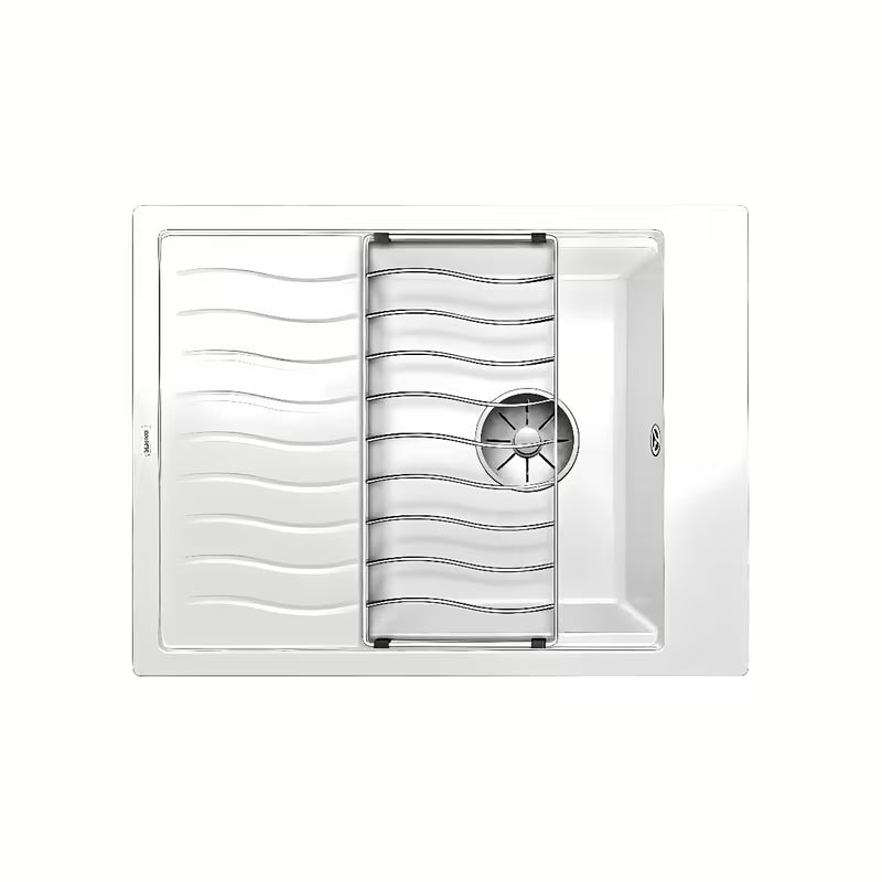 Bijeli granitni pomivalno korito Blanco Elon45 S ocjeđivačem pro ugradnja odozgo