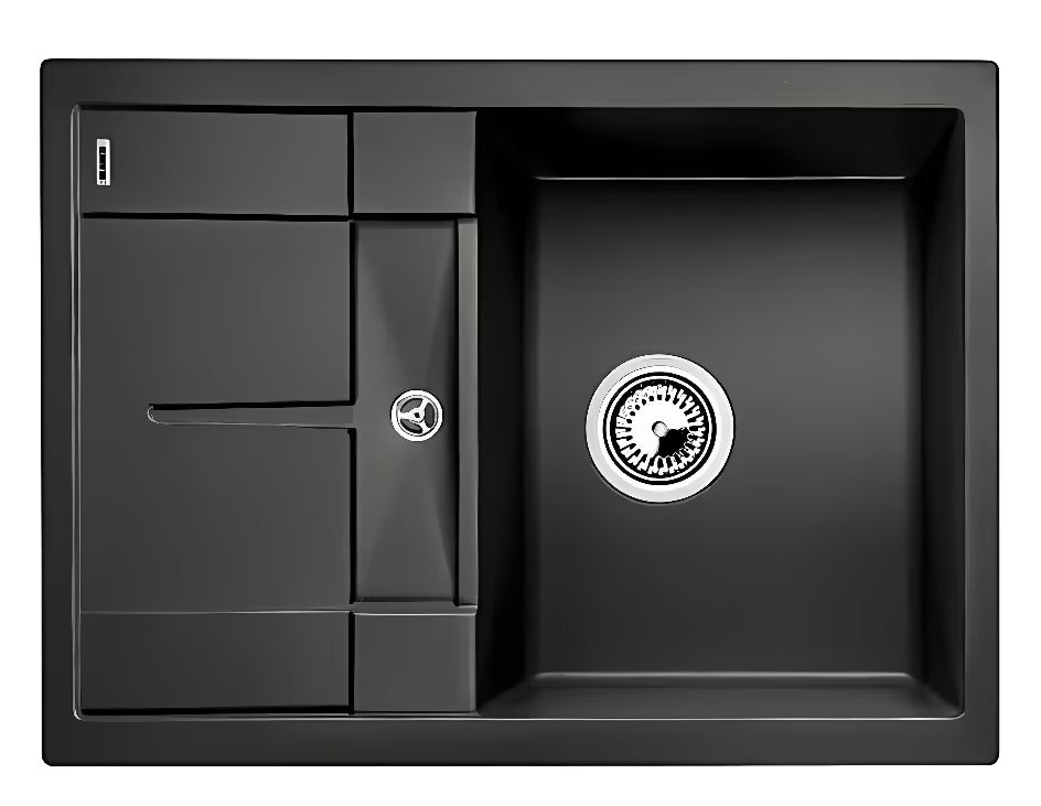 Antracitni silgranitni pomivalno korito Blanco s ocjednom plohom i ugradnjom odozgo