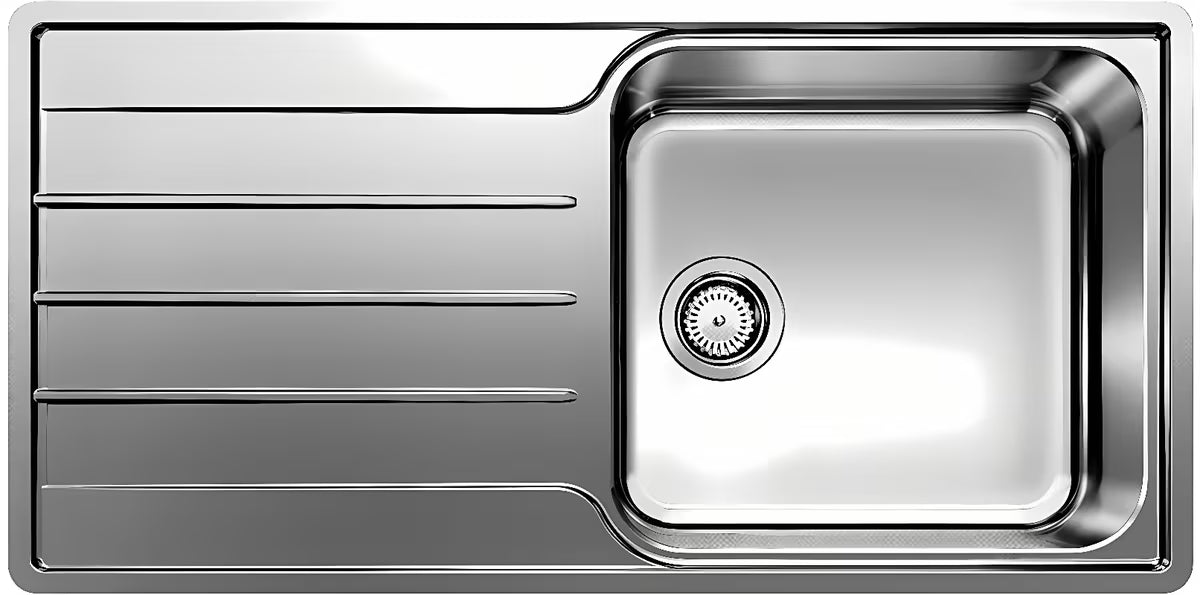 Blanco Lemis XL 6S-IF inox pomivalno korito s ocjednom plohom u brušenoj izvedbi