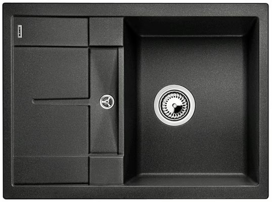 Blanco Metra 45 S Compact granitno pomivalno korito z odcejalnikom, antracit, zgornja montaža