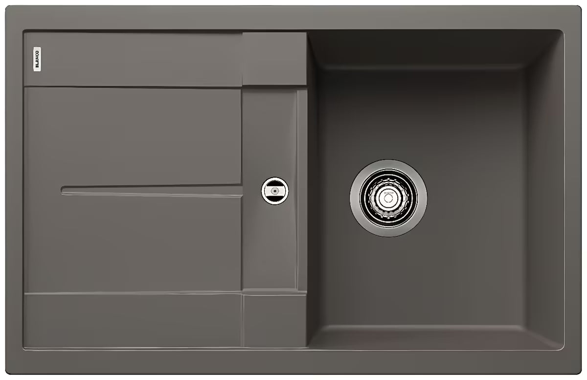 Granitni pomivalno korito Blanco Metra 45 S ocjeđivačem u boji vulkanski siva
