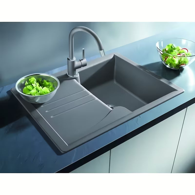 Bijela armatura za pomivalno korito Blanco Mida-S s izvlačnim tušem i zakretnim izljevom