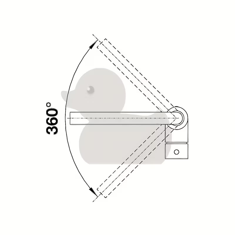 Kromirana armatura za pomivalno korito Blanco Mila s ručicom i zakretnim izljevom