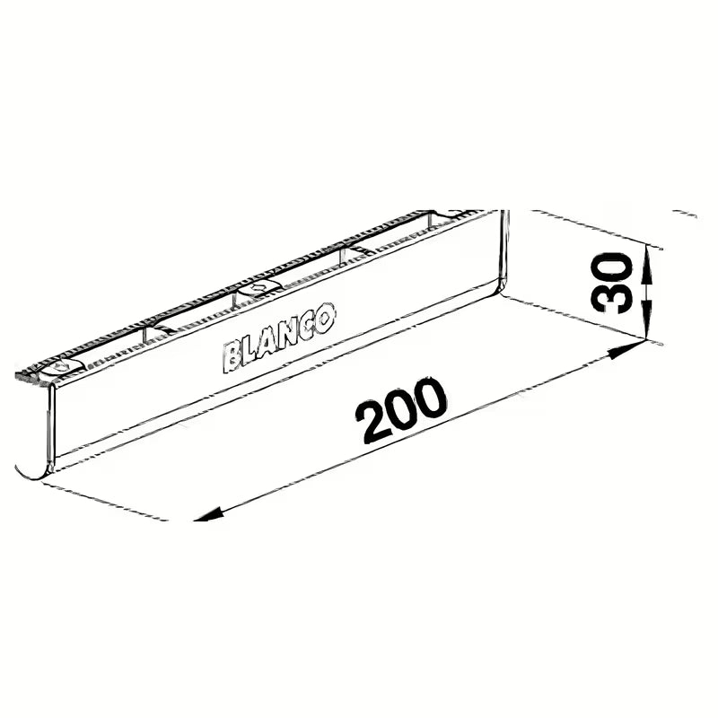 Nožna pedala pro sustavi koševa Blanco Select pro praktično otvaranje koša