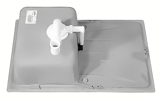 Granitni pomivalno korito Blanco Sona 45 S ocjeđivačem u boji vulkanski siva