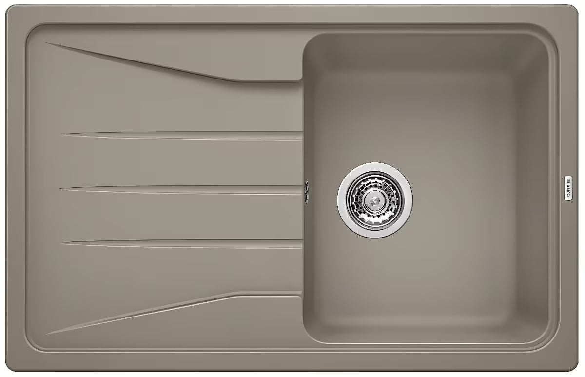 Granitni pomivalno korito Blanco Sona 45 S ocjednom plohom u boji tartufo pro ugradnja odozgo