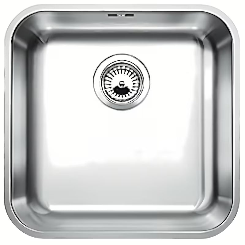Blanco Supra 400-U inox kuhinjsko enojno korito pro spodnja montaža, krtačena površina