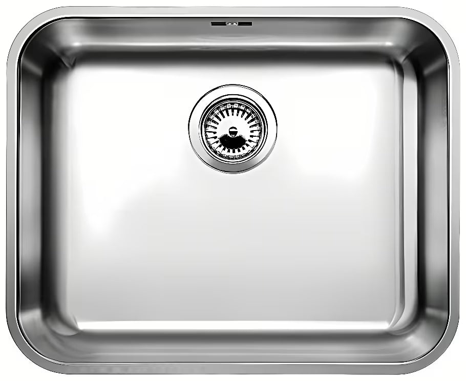 Inox kuhinjsko enojno korito Blanco Supra 500-U s krtačeno površino pro spodnja montaža
