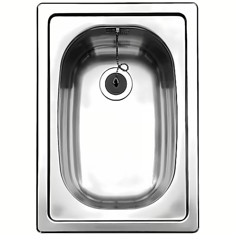 Inox kuhinjski enojno korito Blanco Top EE 3x4 pro ugradnja odozgo, površina prirodni sjaj.