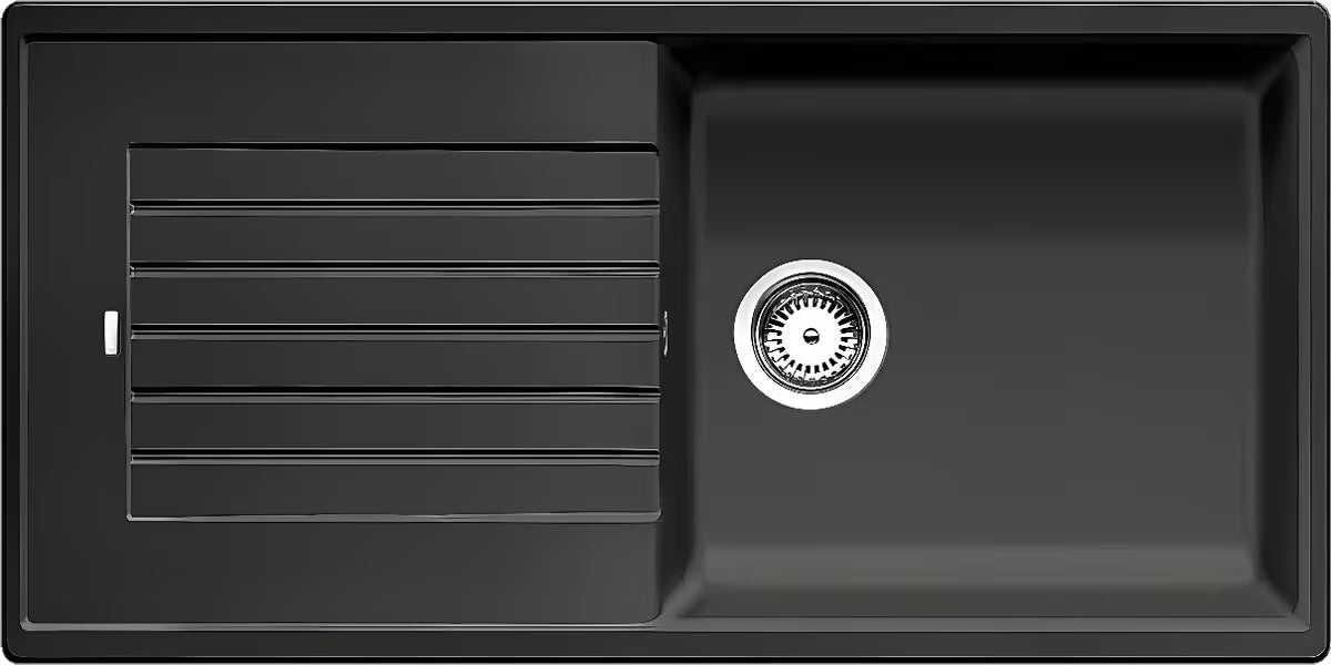 Blanco Zia XL 6 S granitni pomivalno korito z odcejalnikom, antracit, ugradnja odozgo