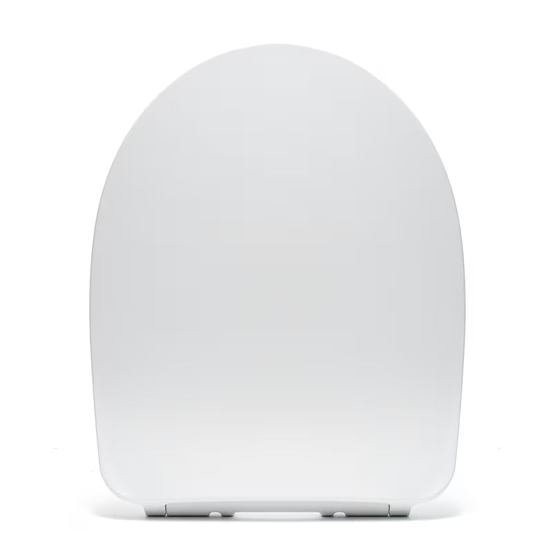 Bijelo viseča WC školjka Cersanit Dormo s bezrubnim izvedbom i sjedalom mehko Zapiranje Soft Close