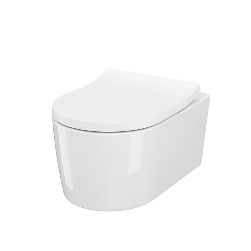 Bel viseča WC školjka Cersanit Inverto z vrtinčnim splakovanjem in WC-desko mehko Zapiranje Soft Close