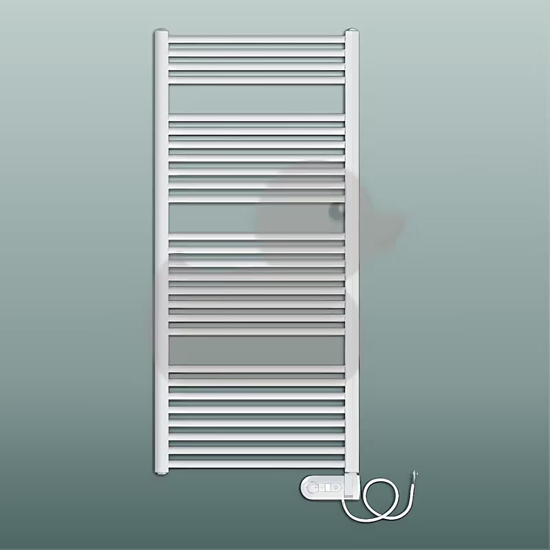 Električni radiator Elvl KDE 60x94 cm u bijeloj boji s integriranim regulatorom sobne temperature