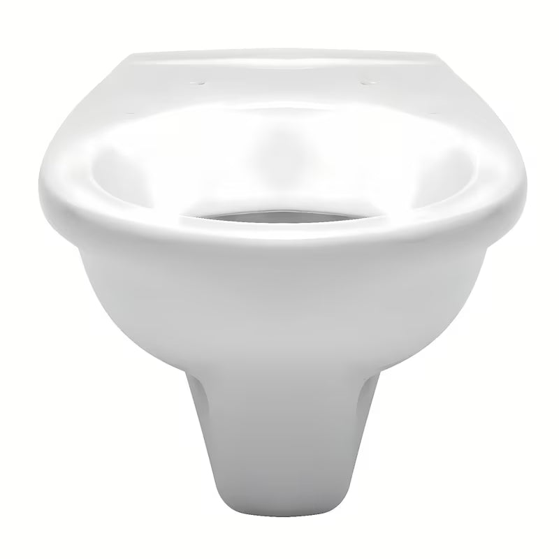Bel viseča WC školjka Fayans Neo iz trpežne sanitarne keramike z zadnjim odtokom in varčnim splakovanjem DualFlush.