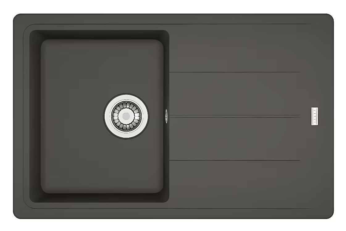 Granitni pomivalno korito Franke s reverzibilnim ocjeđivačem u boji sivi škriljevac, 780 × 500 mm