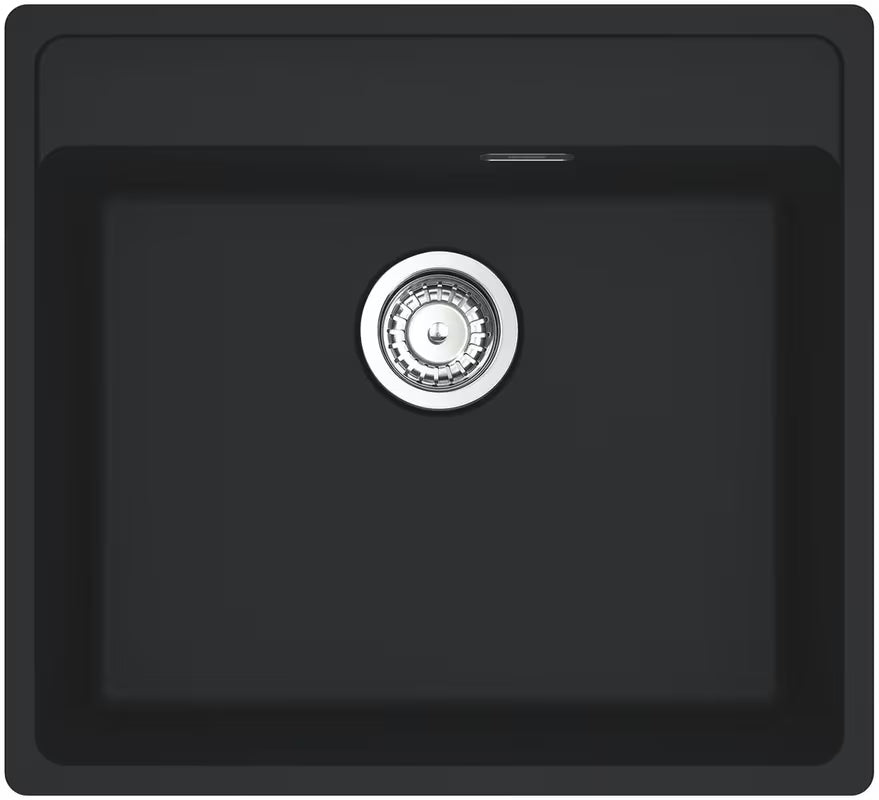 Granitni kuhinjski enojno korito Franke u mat crnoj boji pro ugradnja za delovni pult