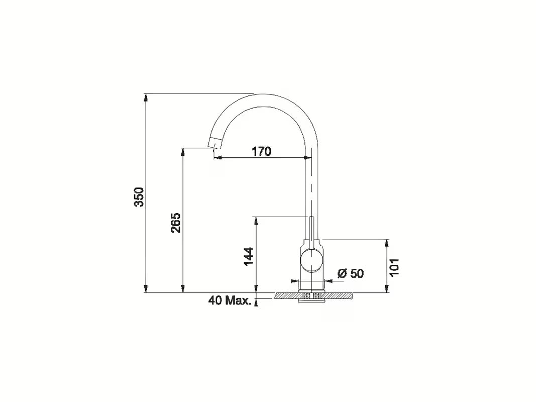 Set Franke Orion OID 611-62 s kompozitnim sudoperom s ocjednom plohom i kuhinjskom slavinom Franke FP 9000